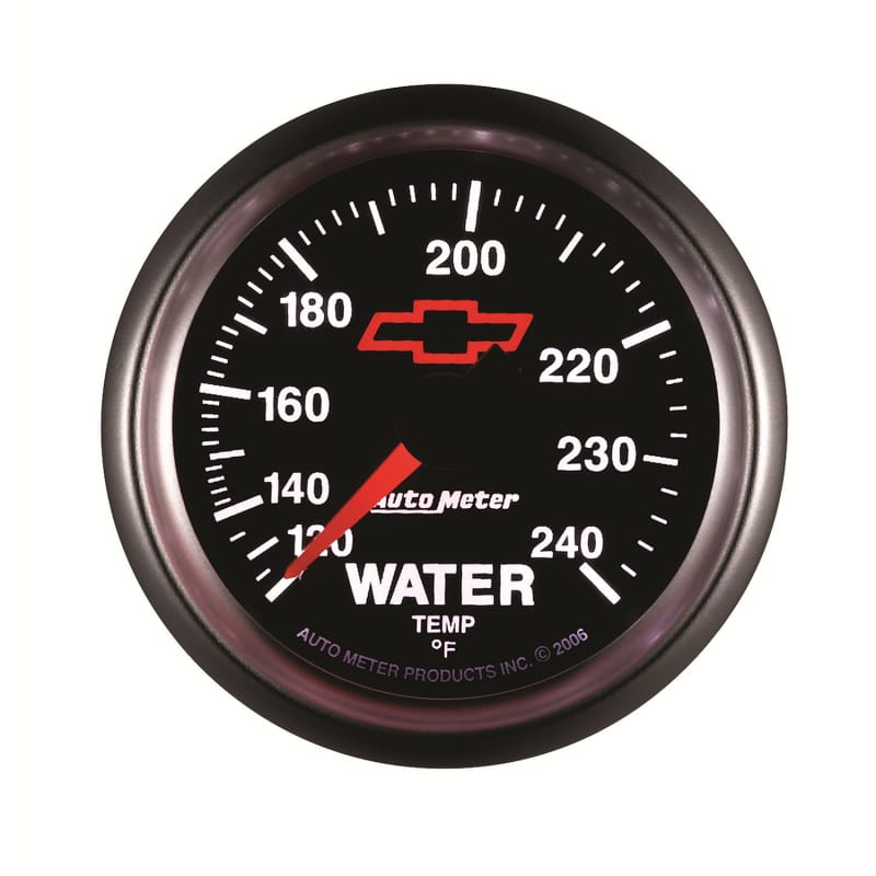 Autometer Sport-Comp II 2-1/16in 120-240 Deg Mechanical Water Temp Gauge - Bowtie Black thumbnail 6