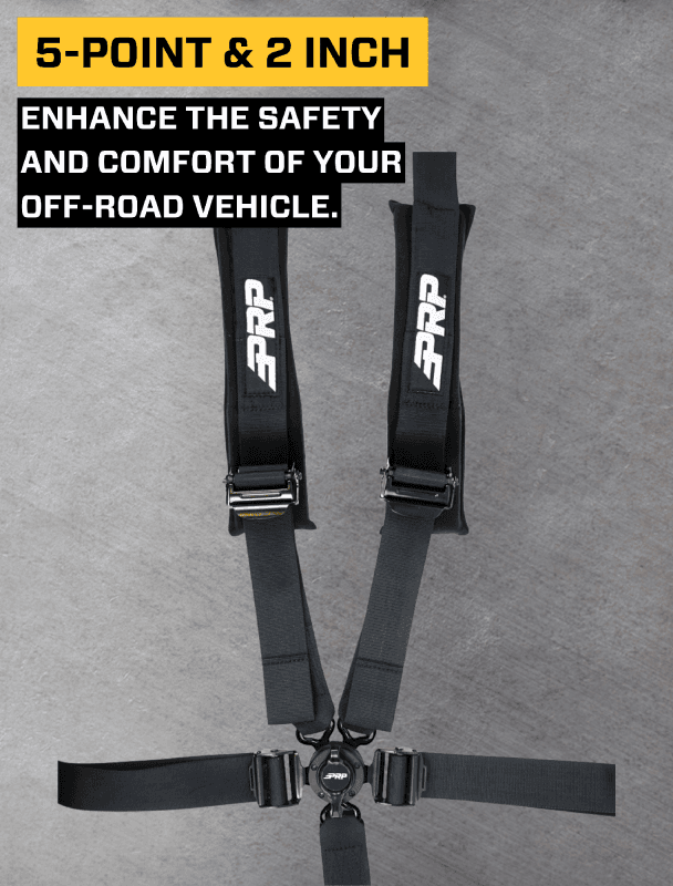 PRP 5.2 Harness(Cam-Lock, SFI Rated) - Black