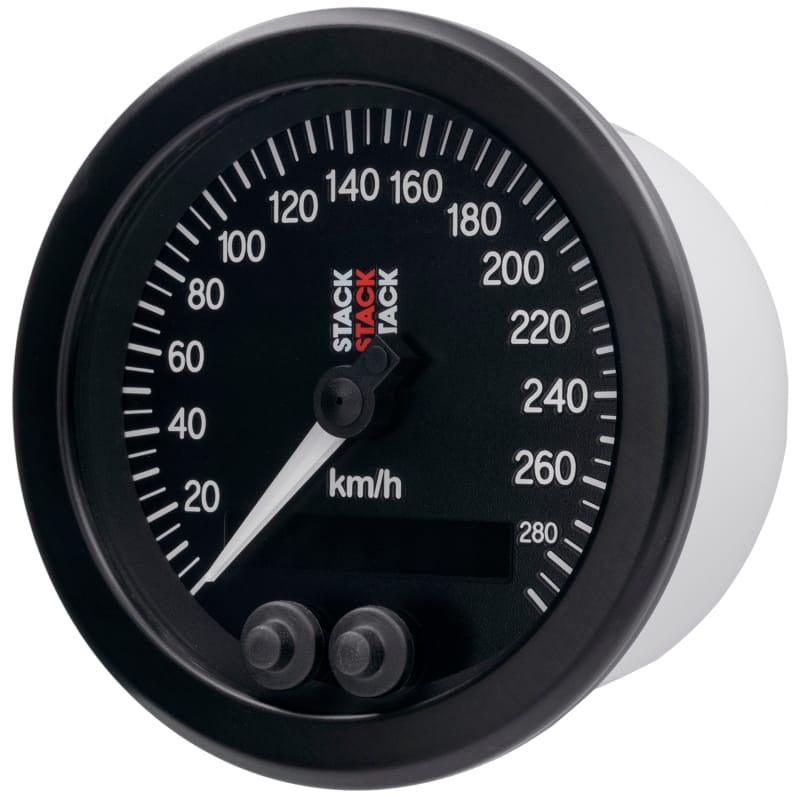 Autometer Stack Instruments 88mm 0-290 KM/H GPS Speedometer - Black thumbnail 2