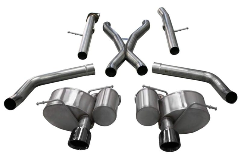 Corsa 2012-21 Jeep Grand Cherokee SRT 2.75in Dual Rear Xtreme Cat-Back Exhaust - Black PVD TipFinish thumbnail 2