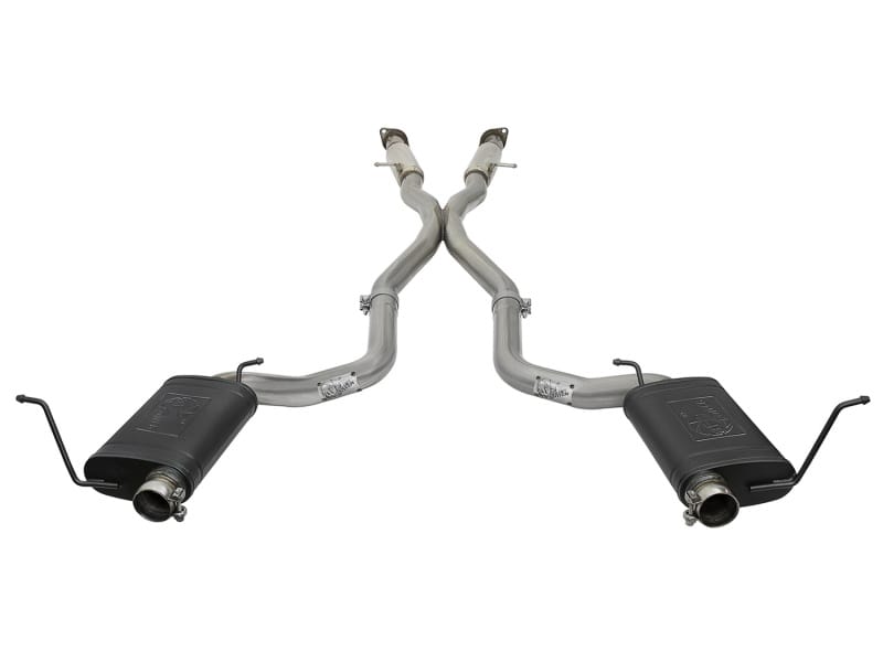 aFe MACHForce XP 12-17 Jeep Grand Cherokee WK2 SRT8 V8-6.4L 304SS Cat-Back Exhaust System thumbnail 2