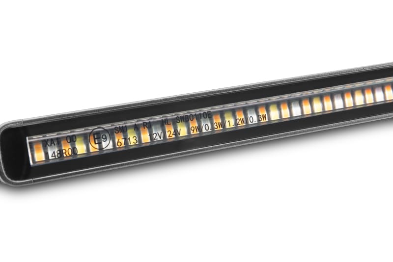 Go Rhino Xplor Flash Series Single Multi Function LED Light Bar (Track Mount) 10in. - Blk thumbnail 3