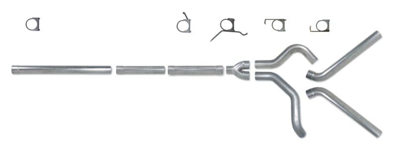Diamond Eye KIT 4in Catback MFLR RPLCMENT PIPE DUAL SS: 2004.5-2007.5 DODGE CUMMINS 600 thumbnail 2