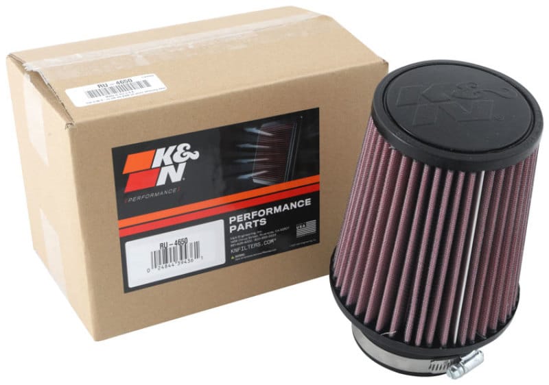 K&N Universal Clamp-On Air Filter 3in FLG 5in B 4in T 6in H thumbnail 3
