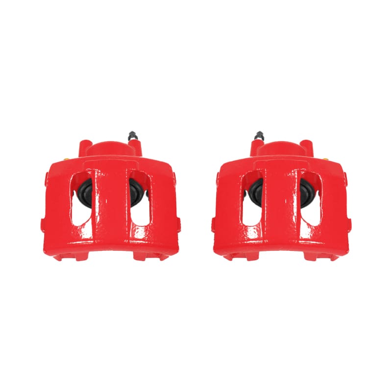 Power Stop 90-01 Jeep Cherokee Front Red Calipers w/o Brackets - Pair thumbnail 3