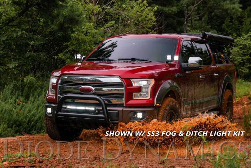 Diode Dynamics 18 In LED Light Bar Single Row Straight Clear Combo Each Stage Series thumbnail 5