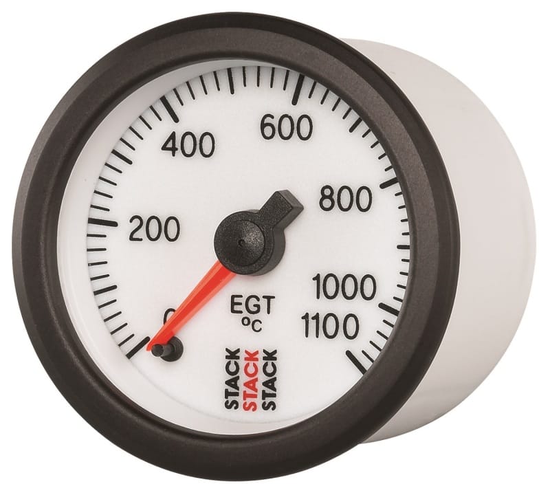 Autometer Stack 52mm 0-1100 Deg C Pro Stepper Motor Exhaust Gas Temp Gauge - White thumbnail 2