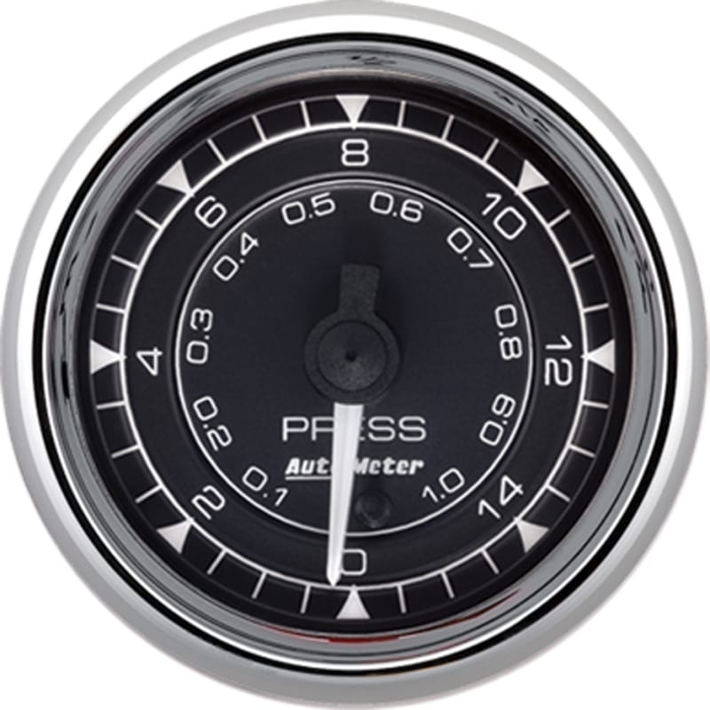 Autometer Chrono 2-1/16in 15PSI Digital Stepper Motor Pressure Gauge - Chrome
