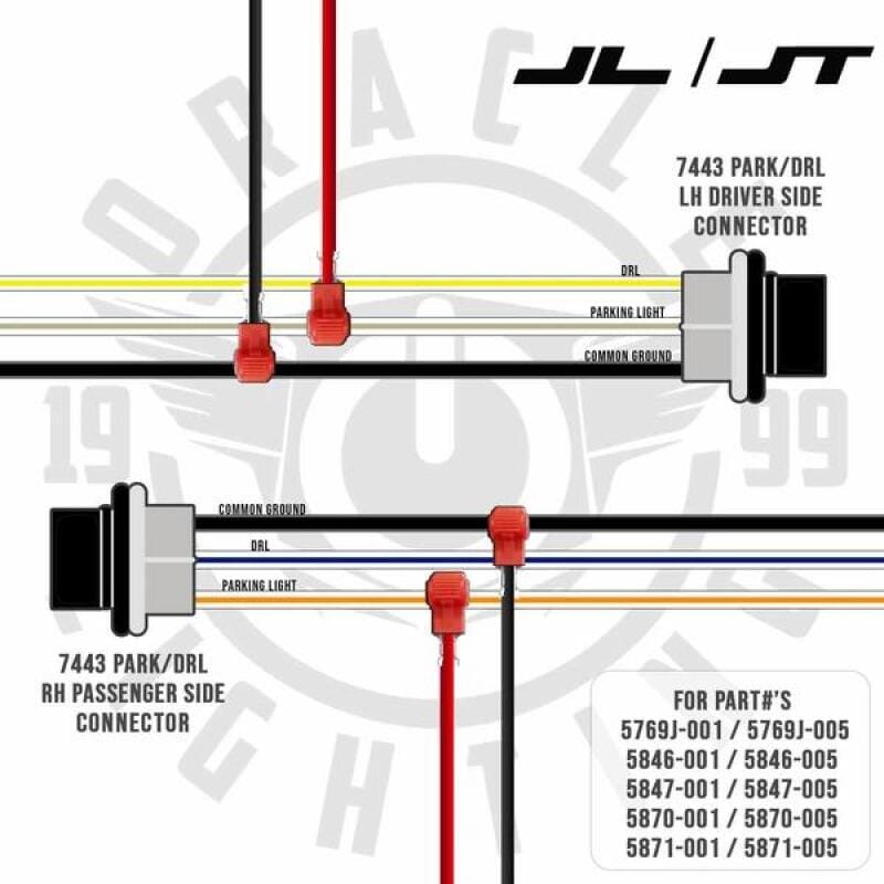 Oracle Pre-Runner Style LED Grille Kit for Jeep Wrangler JL - Amber thumbnail 3