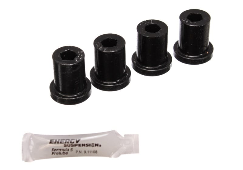Energy Suspension Aftermarket Shackle Set - Black - 2.2117G