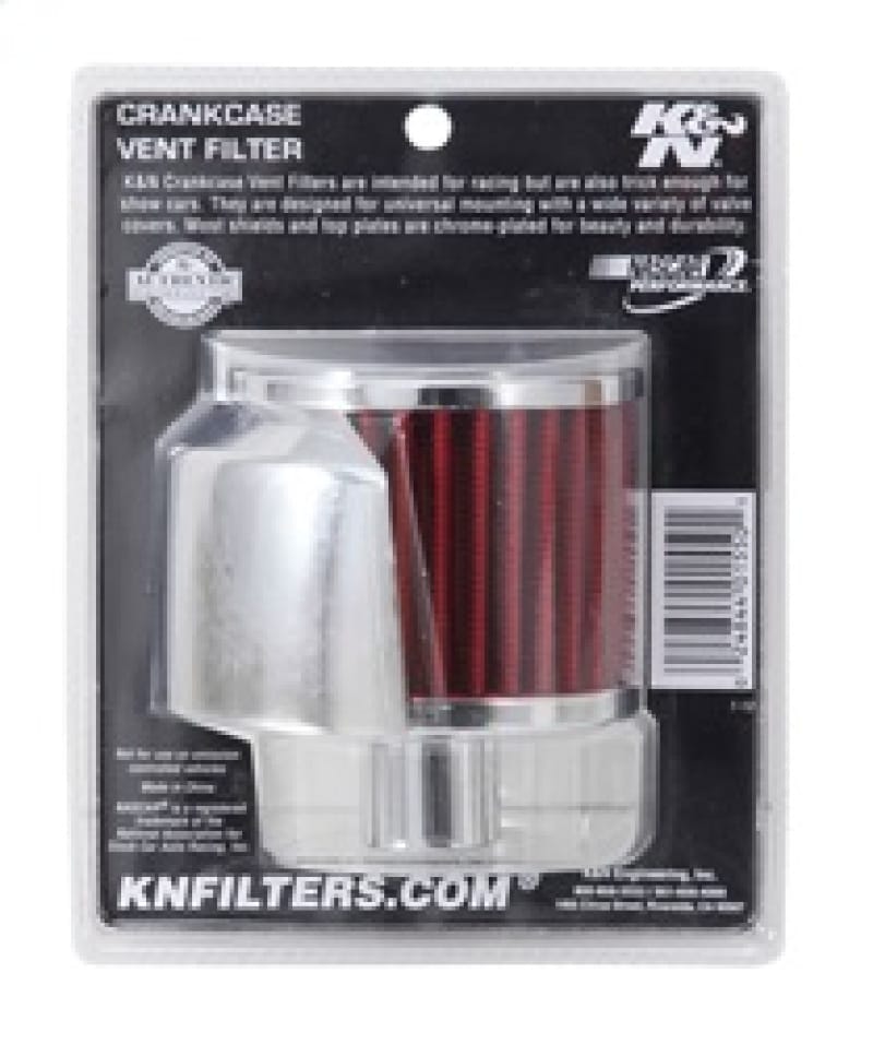 K&N 1.00in Flange ID x 3in OD x 2.5in Height Vent Filter thumbnail 2