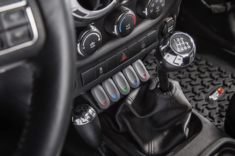 Rugged Ridge Lower Console Switch Panel 11-18 Jeep Wrangler JK/JKU thumbnail 3