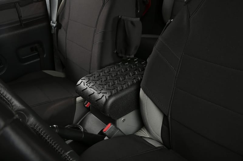 Rugged Ridge Center Console Cover Black 07-10 Jeep Wrangler thumbnail 3