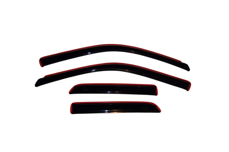 AVS 09-18 Dodge RAM 1500 Quad Cab Ventvisor In-Channel Front & Rear Window Deflectors 4pc - Smoke thumbnail 4