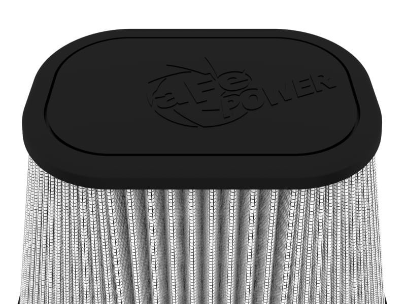 aFe Track Series Intake Pro DRY S Air Filter (6-1/8x4-1/8)IN F x(9-1/4x7-1/4)IN B x(6x4)IN Tx7-1/8IN thumbnail 3