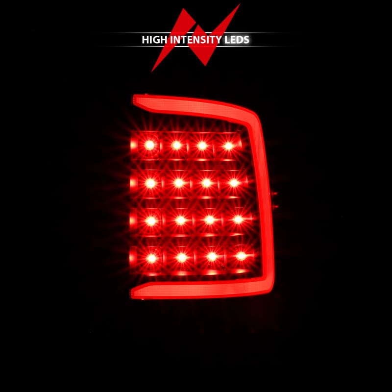 ANZO 2009-2018 Dodge Ram 1500 LED Taillight Plank Style Black w/Clear Lens thumbnail 7