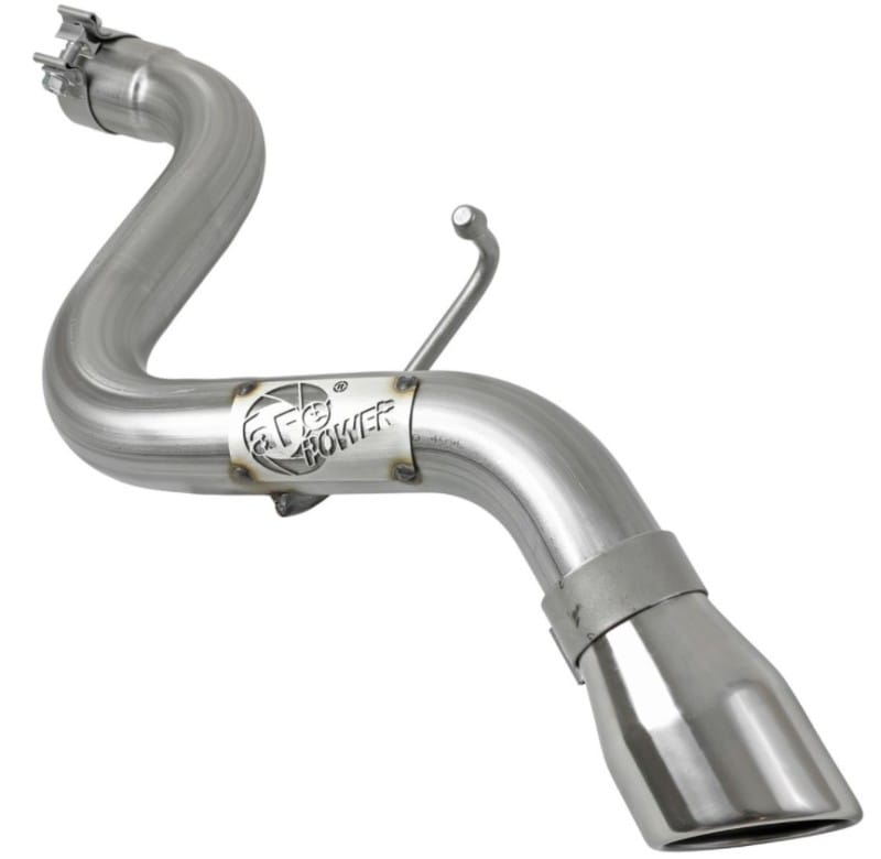 aFe MACH Force-Xp Axle-Back Exhaust System w/Polished Tip 18-20 Jeep Wrangler L4-2.0T / V6-3.6L thumbnail 2