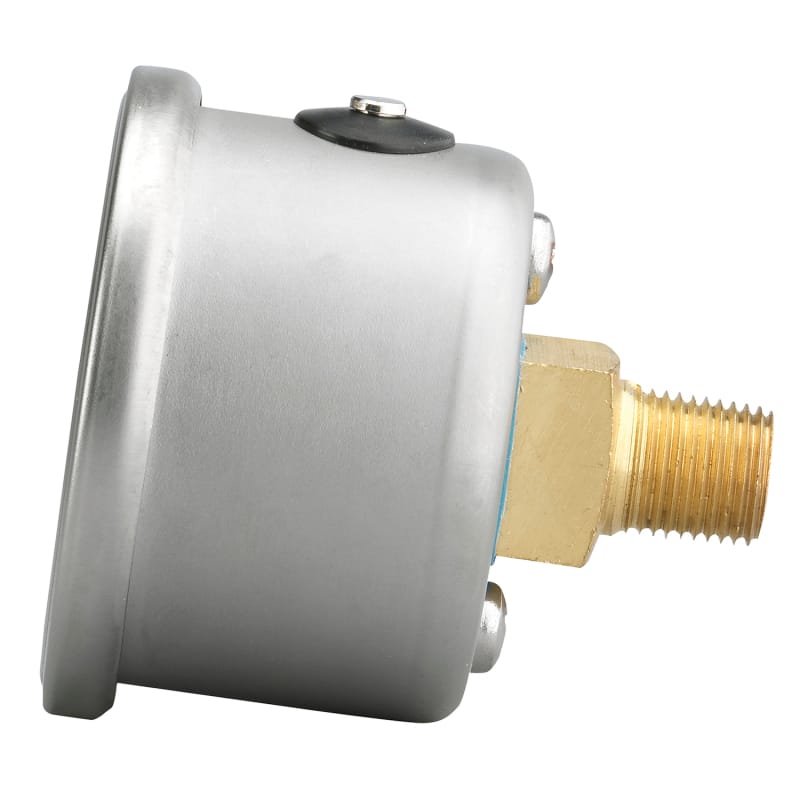 Autometer AutoGage 1.5in Liquid Filled Mechanical 0-60 PSI Fuel Pressure Gauge - Black thumbnail 2