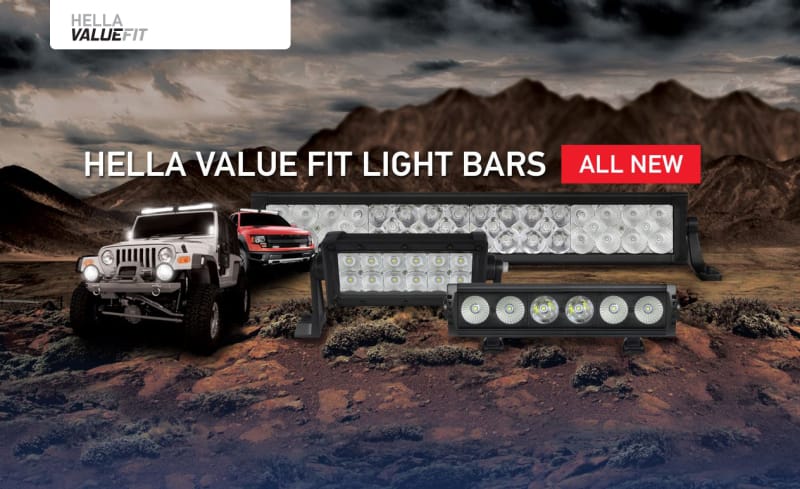 Hella Value Fit Design 11in - 60W LED Light Bar - Combo Beam thumbnail 5