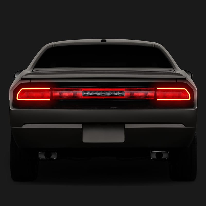 Oracle Dodge Challenger 08-14 LED Waterproof Afterburner Kit - Red thumbnail 3