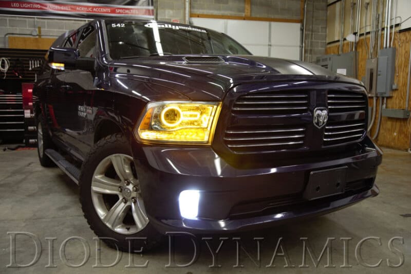 Diode Dynamics Dodge Ram Halo Lights LED 13-18 Ram Switchback Kit thumbnail 7
