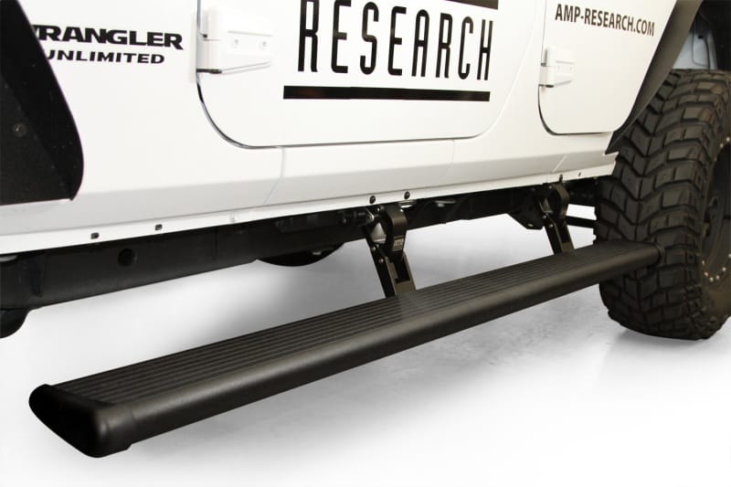 AMP Research 18-24 Jeep Wrangler JL 4DR (Excl. 4XE/Rubicon 392) PowerStep - Black thumbnail 2