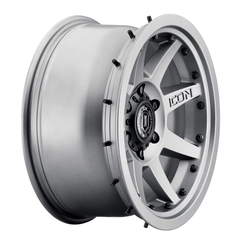 ICON Rebound Pro 17x8.5 5x4.5 0mm Offset 4.75in BS 71.5mm Bore Titanium Wheel thumbnail 2