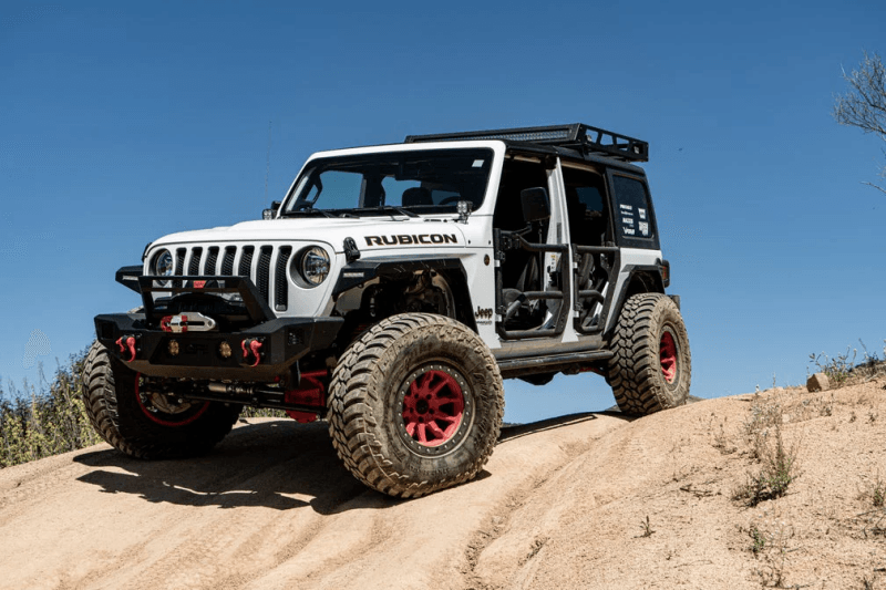 Body Armor 4x4 2018+ Jeep Wrangler JL Gladiator JT Tube Doors Front Pair thumbnail 2
