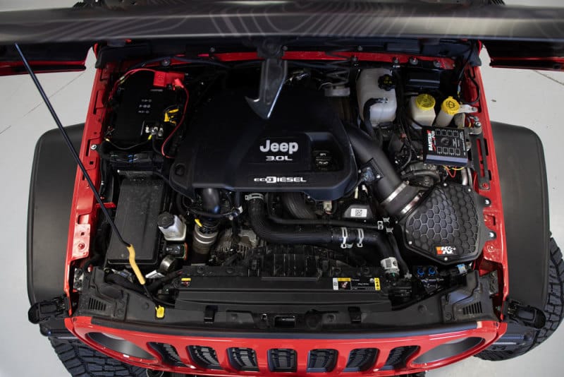 K&N 20-21 Jeep Wrangler V6-3.0L DSL AirCharger Performance Intake thumbnail 4