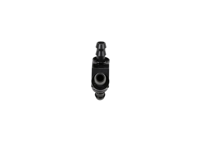 Fleece Performance Universal 3/8in Aluminum Y Barbed Fitting (For -6 Pushlock Hose) - Black Anodized thumbnail 3