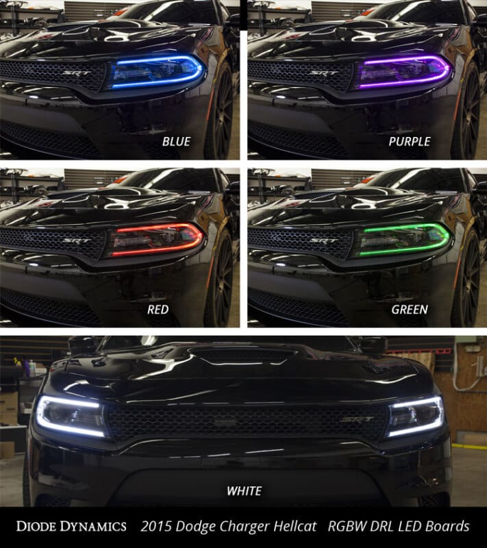 Diode Dynamics 2015-2018 Dodge Charger RGBW DRL LED Boards thumbnail 6