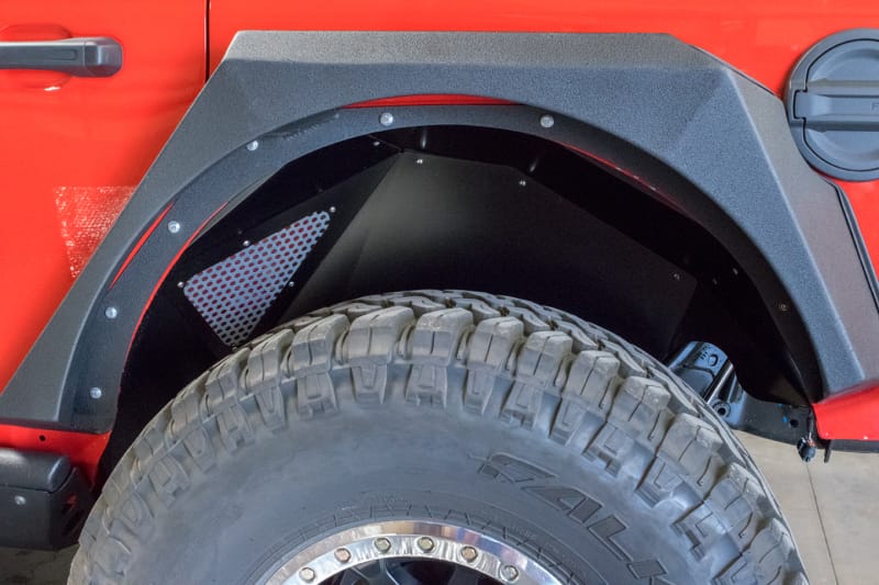 DV8 Offroad 2018+ Jeep Wrangler JL Rear Inner Fenders - Black thumbnail 2