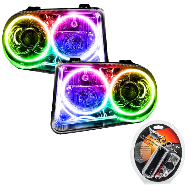 Oracle 05-10 Chrysler 300C V8 SMD HL - Non HID - ColorSHIFT w/ RF Controller