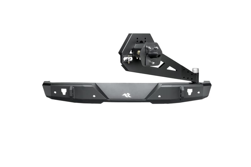 Rugged Ridge 18-22 Jeep Wrangler (JL) Rubicon/Spt 2dr HD Rear Bumper w/Swing Out Tire Carrier - Blk thumbnail 2