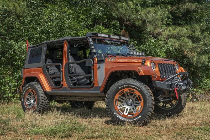Rugged Ridge Fortis Tube Doors Front 07-18 Jeep Wrangler JK thumbnail 3