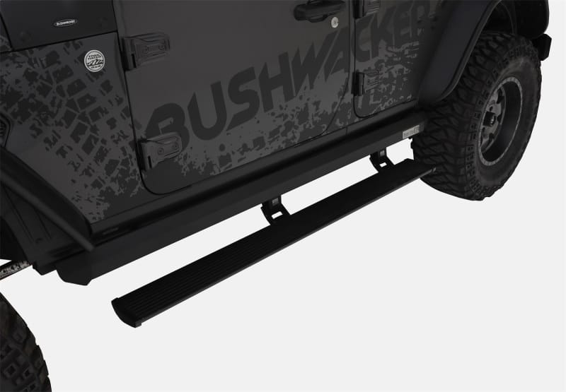 AMP Research 18-24 Jeep Wrangler JL 4DR (Incl. 4XE/Rubicon 392) PowerStep XL - Black thumbnail 2