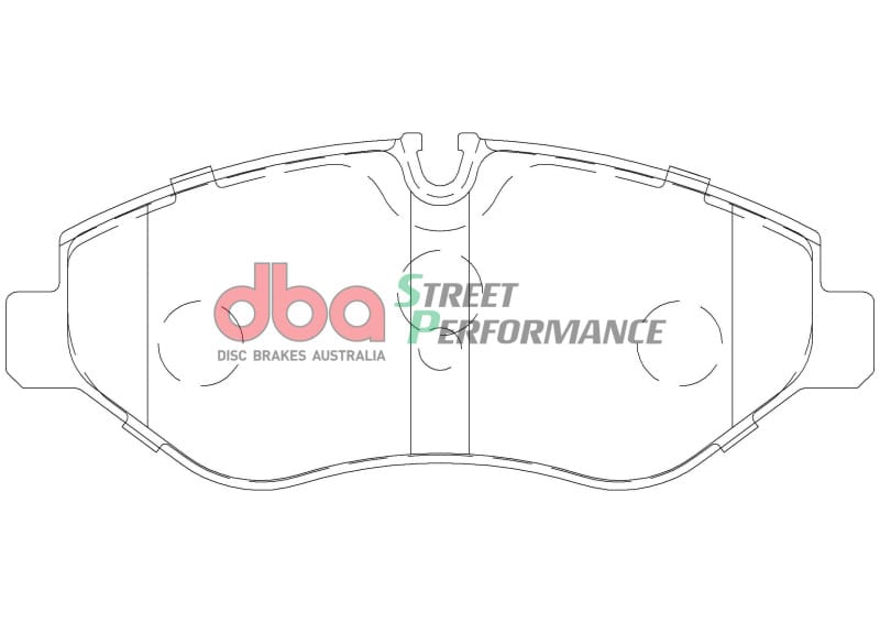 DBA 07-09 Dodge Sprinter 2500 (w/285mm Frt Rotor/Bosch Pin Type) Front SP Performance Brake Pads thumbnail 2