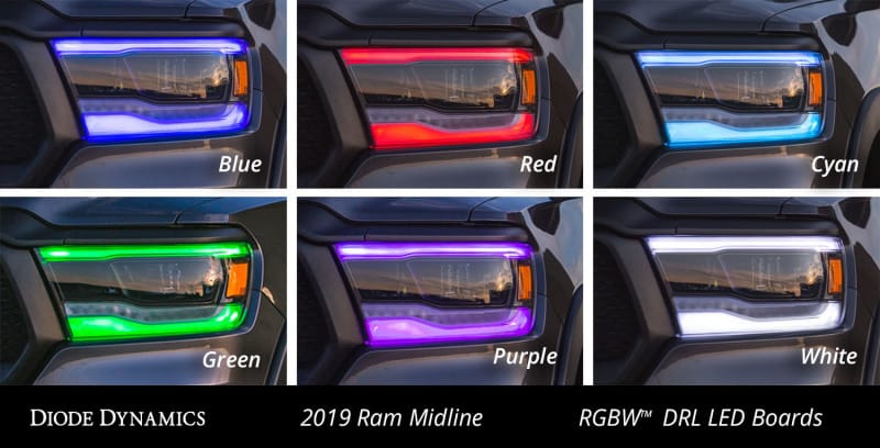 Diode Dynamics RGBW DRL LED Boards for 2019-2023 Ram 1500 Midline thumbnail 6