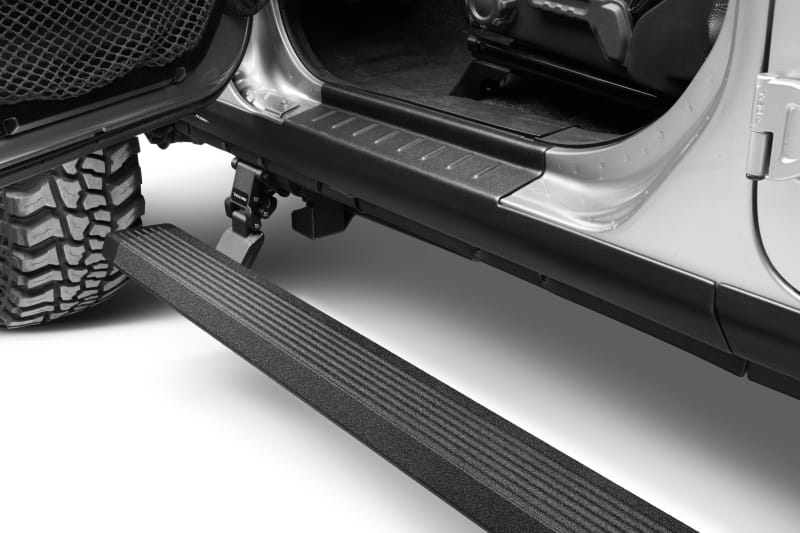 RealTruck 18-24 Jeep Wrangler 4dr VoltStep Electric Running Board Kit - Bedliner Coating thumbnail 3