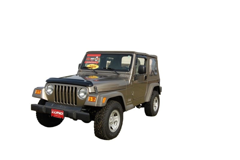 AVS 97-06 Jeep Wrangler Ventvisor Outside Mount Window Deflectors 2pc - Smoke thumbnail 2