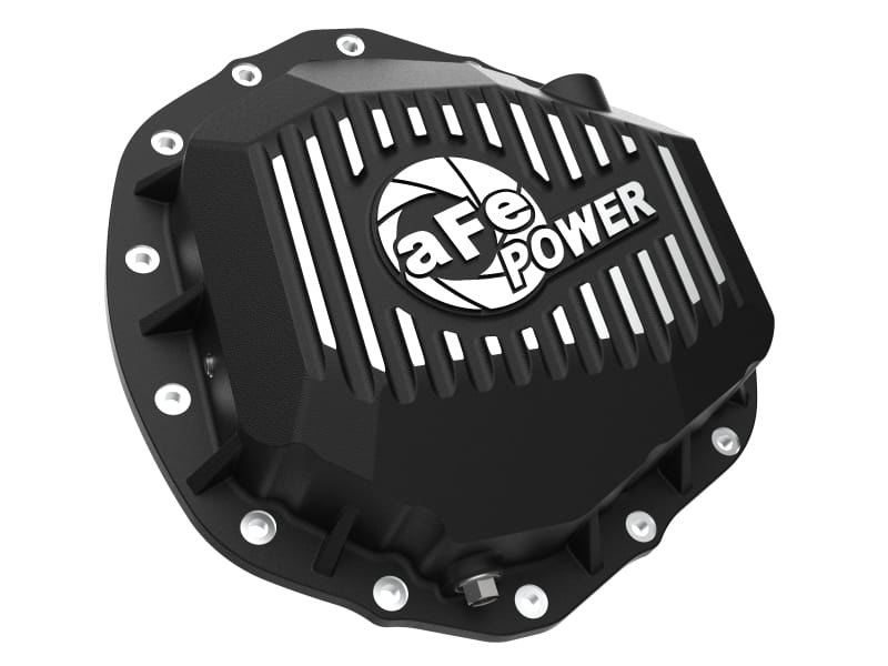 aFe Street Series Rear Differential Cover Black w/ Machined Fins 19-20 Ram 2500/3500 thumbnail 2