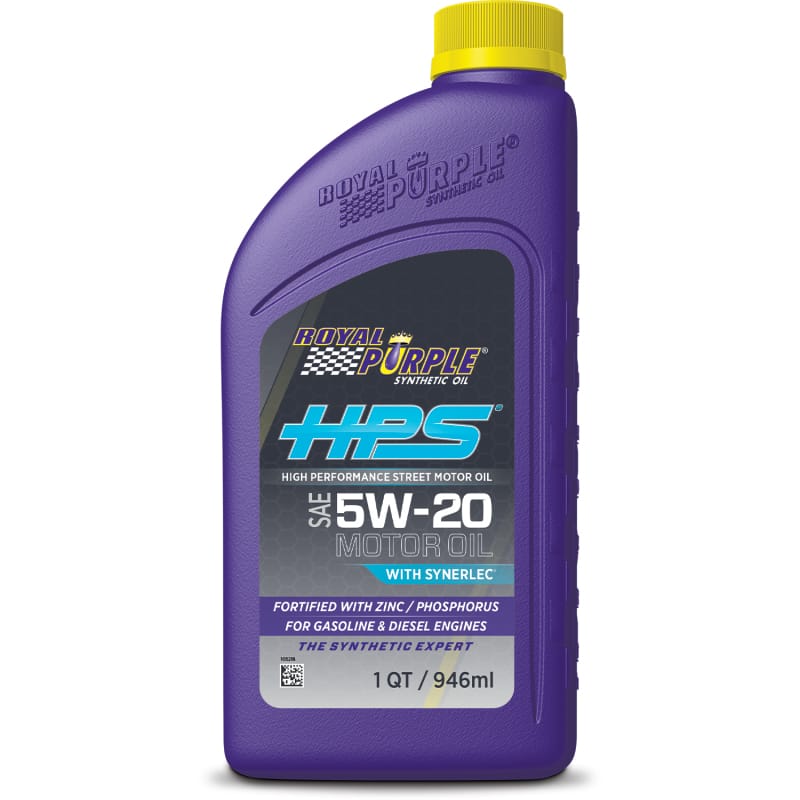 Royal Purple HPS Synthetic High Performance Street 5W20 Motor Oil - 1 Quart thumbnail 2