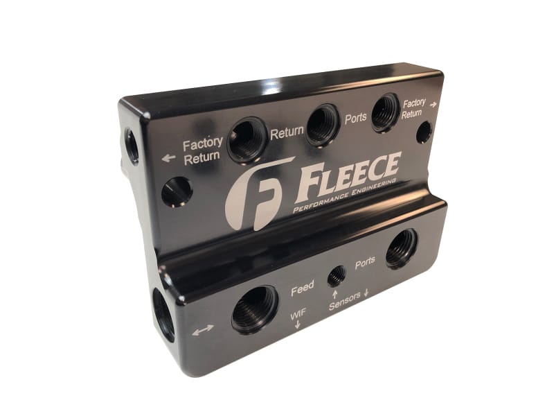 Fleece Performance 10-12 Dodge 6.7L Cummins 4th Gen Fuel Distribution Block thumbnail 3