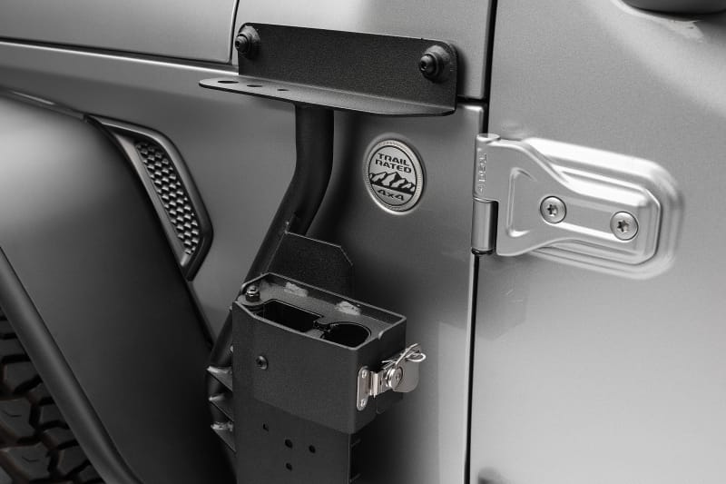 Go Rhino 18-24 Jeep Wrangler JL/JLU/JT Front Fender Jack Mount for Hi-Lift Jack - Tex. Blk