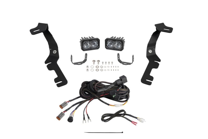 Diode Dynamics Stage Series Ditch Light Kit for 2019-Present Ram C2 Sport - White Combo thumbnail 2
