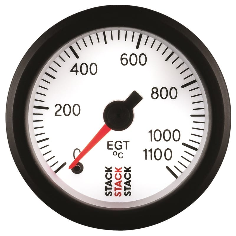 Autometer Stack 52mm 0-1100 Deg C Pro Stepper Motor Exhaust Gas Temp Gauge - White thumbnail 4