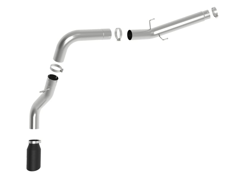 aFe ATLAS 5in Alum Steel DPF-Back Exhaust System w/Black Tip 19-20 Ram Diesel Trucks L6-6.7L (td) thumbnail 3