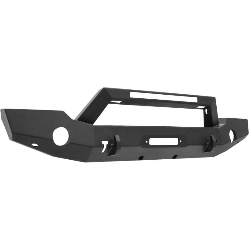 Westin 18-20 Jeep Wrangler WJ2 Full Width Front Bumper w/LED Light Bar Mount Textured Black thumbnail 2