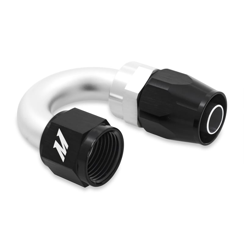 Mishimoto Aluminum -10AN 180 Degree Fitting - Black thumbnail 2