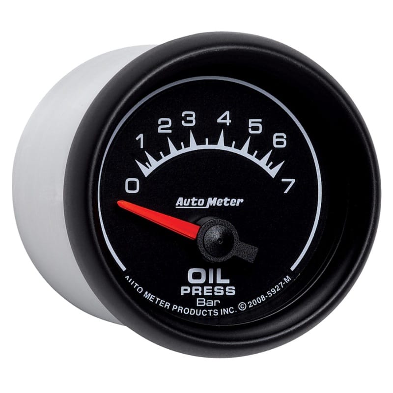 Autometer ES 52.4mm 0-7 Bar Oil Pressure SSE Gauge thumbnail 4